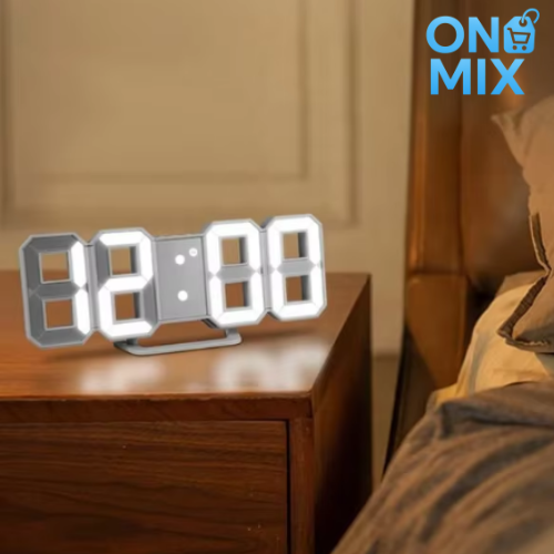 Relógio 3d De Led Para Decoração