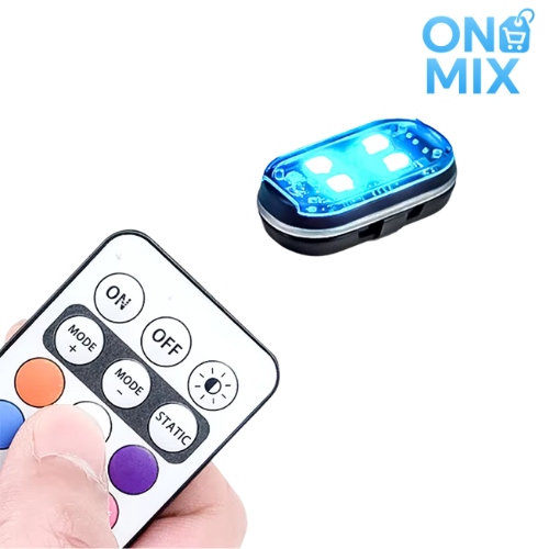 Led Para Decoração Interna Do Carro / 8 Cores + Controle